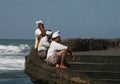 Balinese men Royalty Free Stock Photo