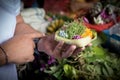 Balinese offering made to buy