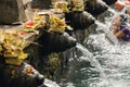 Balinese at Tirta Empul Water Temple, Bali Royalty Free Stock Photo