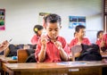 Balinese pripary school pupils