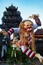 Balinese Rangda - traditional demon ogoh-ogoh at Nyepi parade