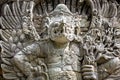 Balinese statue at the temple in Bali Indonesia Royalty Free Stock Photo