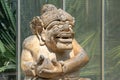 Balinese stone sculpture, traditional balinese statue. Asia and Indonesia culture