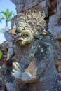 Balinese temple carving at the Taman Ayun Temple, Bali, Indonesia Royalty Free Stock Photo