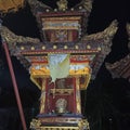 Balinese temple in family house for hindu