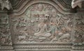 Balinese temple stone carving relief