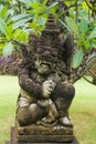 Balinese traditional sculpture in garden
