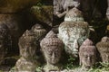 Balinese traditional sculptures - Buddha`s head Royalty Free Stock Photo