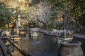 Balinese water palace at Garuda Wisnu Kencana Park, Bali, Indonesia