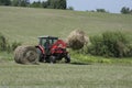 Baling Hay Royalty Free Stock Photo