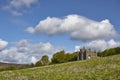 Balintore, Scotland-12th May 2019: Balintore Castle, an old Victorian Hunting Lodge being gradually restored high up in the Glens.