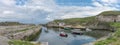 Balintoy Harbour in Northern Ireland Royalty Free Stock Photo