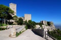 Balio towers and Norman castle in Erice, Sicily