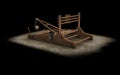Balista, catapult, 3d visualization, illustration Royalty Free Stock Photo