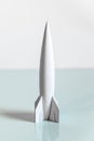 balistic missile or space shuttle from a 3d printer Royalty Free Stock Photo