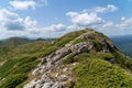 The Balkan mountain ridge Royalty Free Stock Photo