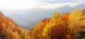 Balkan Mountains in the fall