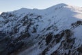 Balkan Mountains sunset