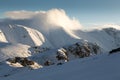 Balkan Mountains sunset Royalty Free Stock Photo