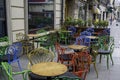 Bucharest Sidewalk Cafe Royalty Free Stock Photo