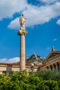 Athens University Statue Royalty Free Stock Photo