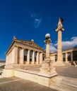 Athens University Statue Royalty Free Stock Photo