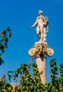 Athens University Statue Royalty Free Stock Photo