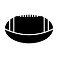 Ball American football oval icon vector American football symbol