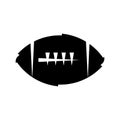 Ball American football oval icon vector American football symbol