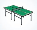 Tennis table. Vector drawing