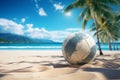 ball of beach volley Royalty Free Stock Photo