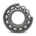 The ball bearing. Cutted ball bearing on a white background Royalty Free Stock Photo