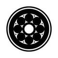 Ball Bearing Design Simple icon Vector. Editable vector 2000 x 2000 Pixel Royalty Free Stock Photo