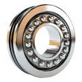 A Ball Bearing Isolated on a Transparent Background Perfect for Engineering Mechanical Design or IndustrialRelated Visuals Royalty Free Stock Photo