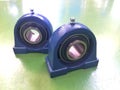 Ball Bearing Units Pillow Blocks iso lated.