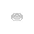 Ball bearing vector icon Royalty Free Stock Photo