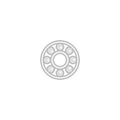 Ball bearing vector icon Royalty Free Stock Photo