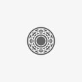 Ball bearing vector icon Royalty Free Stock Photo