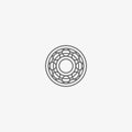 Ball bearing vector icon Royalty Free Stock Photo