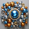 ball bearings, ai-generatet