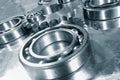 Ball-bearings and gear wheels Royalty Free Stock Photo