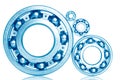 Ball bearings - industrial design Royalty Free Stock Photo