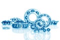 Ball bearings - industrial design Royalty Free Stock Photo