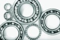 Ball bearings and pinion wheels Royalty Free Stock Photo