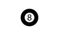 8 ball billiard game pool eight symbol hazard