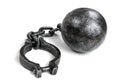 Ball and Chain Royalty Free Stock Photo