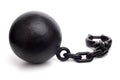 Ball and chain Royalty Free Stock Photo