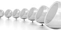 Ball Chairs White Royalty Free Stock Photo