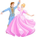 The Ball Dance Of Cinderella And Prince