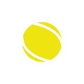 Isolated ball of tennis flat design Royalty Free Stock Photo